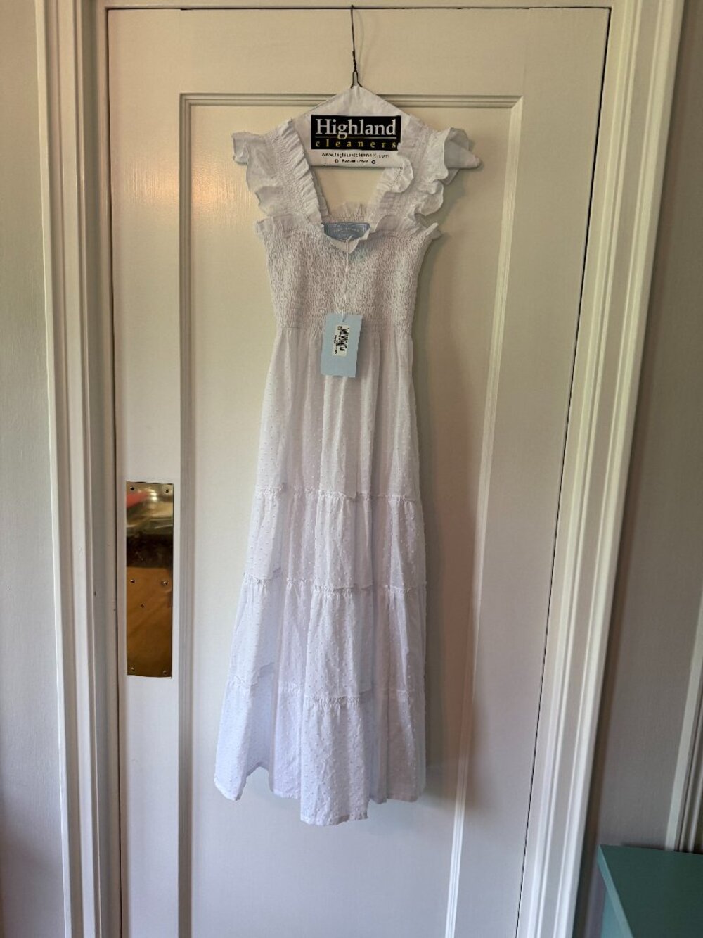 BNWT Hill House Swiss Dot Ellie Nap Dress Size xxs